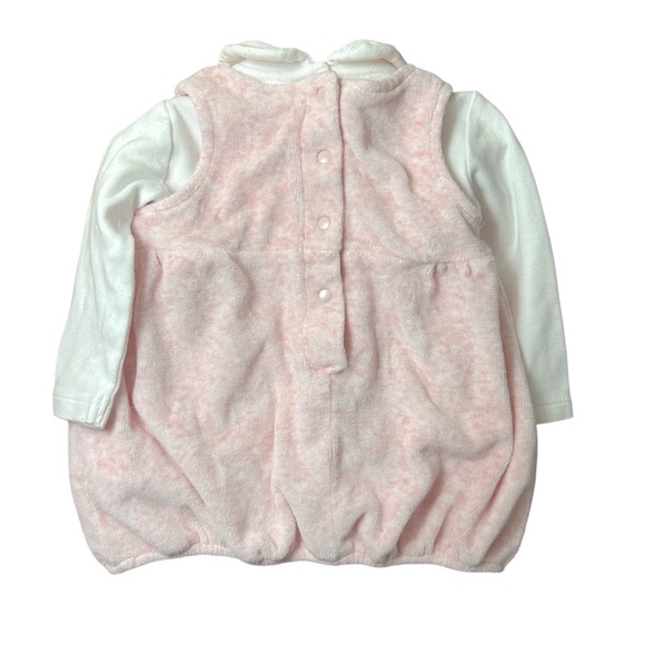 EUC. Disney Baby - Infant girl outfit with top and front jumper - 1-3 months - Picture 4 of 12